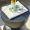 Glitzhome® 18" Multi-Functional Terrazzo Garden Stool